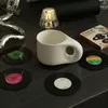 Maty stołowe 6PCS Creative Coffee Cup odporne na podkładki na płycie Mat Dornujące rekordy vintage dla