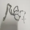 Colliers de pendentif sublimation PO Metal Perles Pendants Tranfer Printing Consumentable 10pcs / Lot