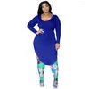 Casual Dresses Oversized Fat WOMEN'S Dress Long Sleeve Shorts Autumn