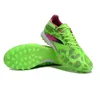 Scarpe da calcio maschile Preccuratezza Elitees TF Turf Stivali da calcio Sneaker Rosso Green