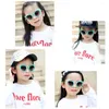 Lunettes de soleil 1pc Kids Eye élégant Eye vintage Girls Vintage mignons Sun Gernes Party UV400 PEUSEURES Nuances Belles enfants Élèves pour cadeau