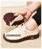 Casual Shoes Summer Flat Women's 2024 Orthopedic Loafers Woman Moccasins Stitched Slip On Ballet Flats for Women Pu