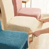 Stoelhoezen Dineeromslag Verwijderbaar Wasbare elastische kussen Slipcover voor keukenstoelen Thuis textielaccessoires