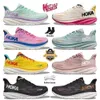 OG Original Bondi Running Shoes Clifton 9 Bondi 8 Damen Mesh Tennisschuh weiß rosa Schaum schwarz gelb Orange Blau Wolken Jogging Läufer