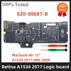 Płyta główna A1534 logiczna płyta dla MacBooka Air A1534 2017 1,2 GHz 1,3 GHz 256 GB 512 GB EMC 3099 82000687B Logic Board Motherboard