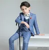 Pakken Flower Boys formeel trouwpak kinderfoto foto jurk tiener verjaardag Tuxedo pak kinderen afstuderen podium show kostuum