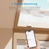 Système Meross HomeKit WiFi Smart Door Sensor Fenêtre ouverte Détecteur fermé Smart Home Protection de protection de sécurité Système d'alarme Alexa SmartThings