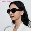 サングラスDohohdo Oval Cat Eye for Women Brand Designer Fashion Eyewear Men Shades Glasses