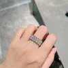 Дизайнерский кольцо роскошные Clash de Car Женские заклепки кольца Mens Silver Gold Band Ring