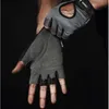 Guanti ciclistici guanti fitness unisex estate mezzo finger sport slip breatheb attrezzatura manubri di sollevamento pesi di addestramento uomo guanti s021w l48