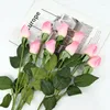 Decorative Flowers 1/3pc Artificial Rose Cloth Fake Peony Branch Wedding Bridal Bouquet Pography Props Home Table Centerpiece Decoration