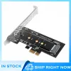 Cards NVME M2 Adaptador PCIE PCIE para M2 Adaptador SSD para PCI Express X1 Adaptador Riser M Tecla M para 22302280