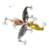 100st Fishing Lure Blade Metal vib bete med 10 krokar tackla sked lockar vibe droppleverans dhuxa