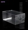 Present Wrap 50pcs PVC Box Clear Transparent Plastic Packaging Square Boxes