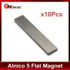 Kable 10pcs Alnico V Guitar Guitar Magnet dla Humbucker 60x3.2x13mm/F54x3x10mm Płaski magnes.