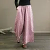 Pantalon de lin décontracté pour femmes
