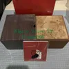 Hele nieuwe Watch Brown Box Nieuwe Square Brown Box voor PP Watches Box Whit Booklet Card Tags and Papers in English Cadeau Boxes4160777