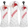 Spider Golf Club Head Covers For Driver Cover Fairway Cover Hybrid Cover Blade Putter Covers PU Leather Headcover 240416