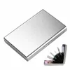 RFID METAL METAL ANTEAR CARD Держатель MEN BUSIN ID Кредитные карты Stainl Steel Box Водонепроницаемая кошелька Банк-карта офисная карта Case v5pb#