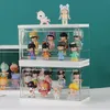 Scatola cieca acrilica Showcase Storage Action Figures Display Case Dust Aftora Artcrave Modello della bambola giocattolo Collezionabile 240402