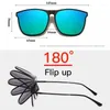 Lunettes de soleil Clip polarisé sur les hommes Pochromic Car Driver Goggles Night Vision Vision Anti Chare Outdoor UV400 Sun Eyeglass