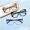 Sonnenbrillen Frames Cat Eye Glasse Vintage Computer Brillen übergroß