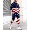 Erkekler Trailsits Erkekler Sonbahar Hoodies Set Moda Mektubu Baskı Terzini 2 Parça Sweatshirt Sweatpants Uygun Giysiler Erkek Sporları