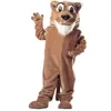 2024 Taille adulte Panther Corby Cougar Mascot Costume Cartoon Characon Opitfits Cost Furry Cost Halloween Carnival Birthday Party Robe