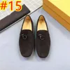 64 STYLE Mens Driving Casual Peas Designer Brand Suede Footwear Leather Luxury Moccasins Black Loafers Flats Lazy Boat Male Shoes for Men Plus Size 38-46