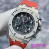 Ekscytujący zegar na nadgarstek Royal Oak Offshore Series 26470st Pierwsza generacja Wampirów Czerwona igła