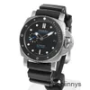 Auténtico Panerei Sumerables relojes Men's Watch Sumergeble Ref.Pam02683 Reloj de hombre negro de acero inoxidable automático