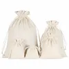 1PCS Sacs à cordon de rangement de haute qualité Package cadeau de Noël Petite pochette Organisez Cott Sacks Rice Sac E8TJ #