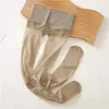 JW1i Chaussettes sexy bases de chouchouses sans couture Été ultra-mince mate soyeuse haute taille collants