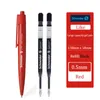 German Schneider Gel Pen Like Color Rod Press Black Quick Drying 0.4mm Replaceable Refill Office School Kawaii Stationery