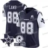 88 CeeDee Lamb Micah Parsons 2024 Cowboys Football Jersey Dak Prescott Trevon Diggs DeMarcus Lawrence Leighton Vander Esch Tony Pollard Emmitt Smith