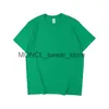 Herren-T-Shirts Japaner reines Baumwoll kurzärmeliges T-Shirt Unisex Festkleid H240416