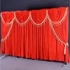 Décoration de fête en velours doré fond de mariage 3m 4m fond de scène avec rideau d'excellente qualité décoration festive et fournitures