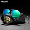 Sunglasses Air Force Pilot Sunglasses Men Polarized 62 Lens Large Sun Glasses Polaroid UVA/UVB Sunglass de sol With Case 240416