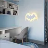 Lampen tinten vleermuis creatieve wandlamp