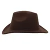 Berets Western Cowboy Hat Stage Performance Outdoor Sunshade en Sunscreen Ethnic Style Tibetaans Panama Franse retro