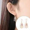 Studörhängen 1 par kvinna runt tofs örhänge öron smycken nuvarande smycken