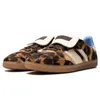 Män kvinnor designer casual skor trendiga sneakers leopard hår brun svart grön röd kristall beige vit kärna vinröd utomhus mens tränare tennis jogging promenad