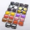 Schattige kinderen zonnebril Rhinestone Diamond Children Square Sunshades Girl Boy kleurrijke lens sprankelende prinses zonnebril trendy 240416