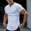 T-shirts voor heren mode casual t-shirt anti pilling zomer met solide kleur eenvoudige bodem om zweet te absorberen H240416