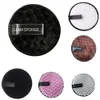 New 1 Pcs Reusable Makeup Remover Pads Pineapple Striped Puff Wipes Microfiber Make Up Removal Sponge Cotton Cleaning Tool