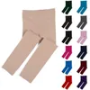 Sexy Socks Girls Winter Warm Pants Autumn Kids Fleece Lined Keep Warm Candy Colors Leggings For 3-12 Years Thicken Trousers Dropshipping 240416