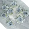 Élégant artificiel Boutnière FRS CORSAGE BRIDESMAID FR BRACELET MARIAGE DU PIORS POUR POURTÉE ACTORIES I1OD # #