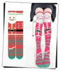 Sexy Socks 3D Printed Sakura Ladies Stockings Over The Knee Two-Dimensional Cosplay Santa Claus Playing Cards Sexy Cute Sweet Thigh Socks 240416