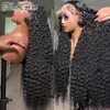 Deep Wave HD Lace Front S 300 Density 5x5 Stängning 13x4 13x6 Frontal 360 Full Human Hair for Women 240402