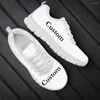 Scarpe casual Forudesigns 3D Life Stetoscopio Pattern Women Lace Up Sneakers Spring/Autunno Flats Design Brand Ladies